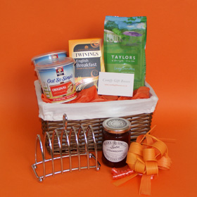 Coffee and toast housewarming gifts, gift baskets for new homes, moving in gift ideas, unique moving home gifts online, moving house gifts UK, new home gifts delivered