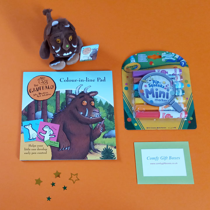 Gruffalo themed get well soon gifts for children, Gruffalo toy gift ideas UK delivery